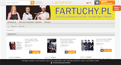 Desktop Screenshot of fartuchy.pl